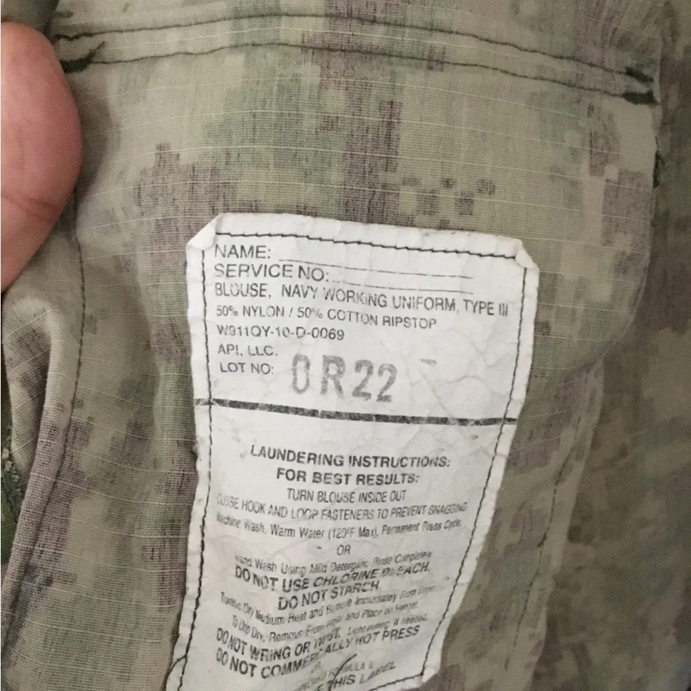 U.S. Navy NWU Type III Digital Camouflage Jacket and Pants - Green